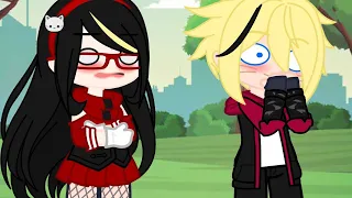 Com sorte na sua cama - meme // Borusara // {Boruto e Sarada}