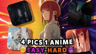 🔥4 PICS 1 ANIME QUIZ 🔥 (Level: 😈 Hard -Super Easy 😊)