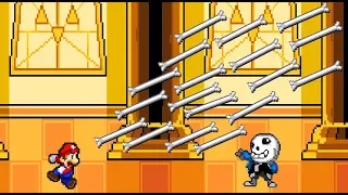 Mario vs Sans. Super Mario vs Undertale