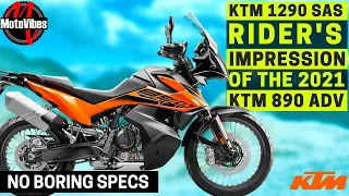 2021 KTM 890 ADVENTURE: IMPRESSIONS from a 1290 SUPER ADVENTURE S & R Rider