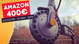 ⚡ Günstiger E-Scooter von Amazon im Test! 🔥 TOP ODER FLOP? 🔥 #e9max #amazon #escooter #test (DEU)