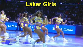 Laker Girls (Los Angeles Lakers Dancers) - NBA Dancers - 12/7/2021 1st QTR dance performance