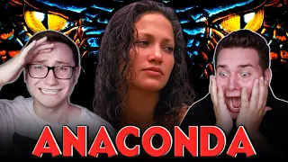 ANACONDA (1997) *REACTION* | FIRST TIME WATCHING AND HE'S TERRIFIED OF SNAKES!