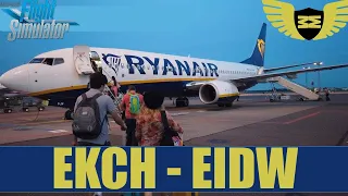 MSFS LIVE | Ryanair OPS | Copenhagen to Dublin | PMDG 737-800 | EKCH to EIDW | Vatsim