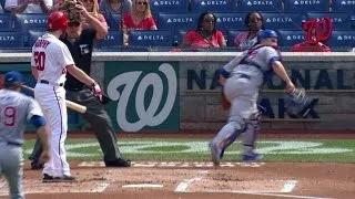 CHC@WSH: Revere races home on a wild pitch in the 1st