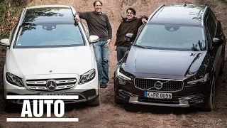 Mercedes vs. Volvo - Welcher Wagen kann beides, Kombi & Gelände? Der Test