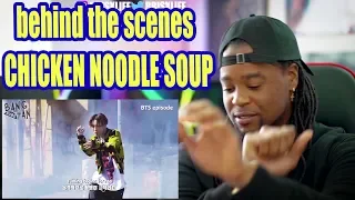 J HOPE - Chicken Noodle Soup (feat. Becky G) MV Shooting Sketch | REACTION!!! (English Sub)