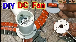How To Make DC Fan/घर पर बनाए  सानदार पंखा/Hunar Tech/pvc pipe se bnaya sandar fan. pvc pipe fan.