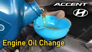 Hyundai Accent Engine Oil Change