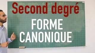 Second degré - Forme canonique