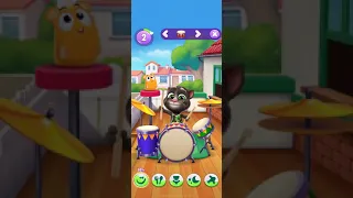 Tom plays drums woo hoo!