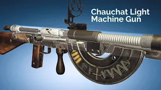 Animation: How a Chauchat Light Machine Gun works