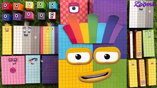 Looking for Numberblocks RAINBOW New BIG 7000! NEW ASMR - Numberblocks Satisfying Video #67