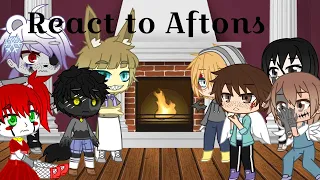 Fazbear frights Storys 1-4 react to Aftons