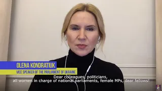 Звернення до жінок очільниць парламентів Європи та світу | Олена Кондратюк