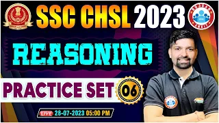SSC CHSL 2023, CHSL Reasoning Practice Set 6, Reasoning PYQ, CHSL Reasoning Questions By Sandeep Sir