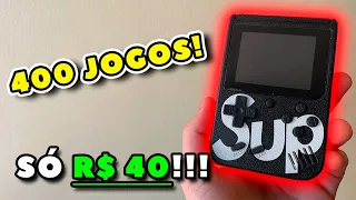 Comprei um Vídeo Game Portátil na SHOPEE por 40 REAIS!