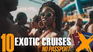 10 Paradise Cruises with No Passport | Exotic Vacations | #BlackTravel