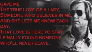 George Jones The Right Left Hand Song w/ lyrics