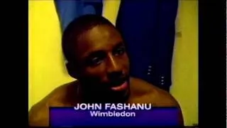 Wimbledon FC - in the dressing room