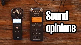 Lav Mic Recorder: Tascam DR-05 vs. Zoom H1n