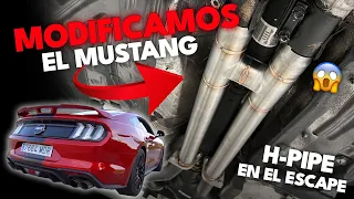 Modificamos el Mustang: H-Pipe en el tramo intermedio!
