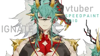 (VTUBER SPEEDPAINT&RIG) ignate ascension (OC)