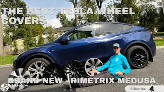 These wheels beat Tesla’s in every way - Brand NEW RIMETRIX MEDUSA Model Y Wheel Covers Review