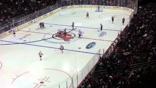 New Jersey Devils Start of 3rd Period vs Flyers