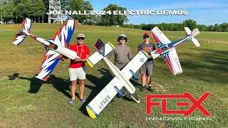 Flex Innovations Electric Demos at Joe Nall 2024