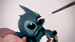 Making Stitch with polymer clay