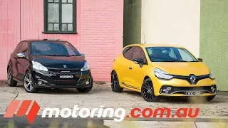 Peugeot 208 GTi v Renault Clio RS 200 Cup | motoring.com.au