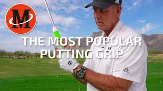 What is the most popular putting grip?