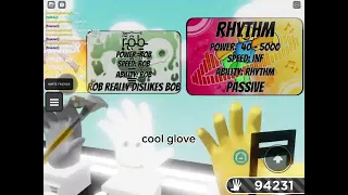 New rhythm glove and how to get!+Showcasing rhythm glove (Slap battles)