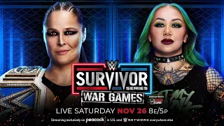 WWE Survivor Series 2022 Ronda Rousey vs. Shotzi (SmackDown Women's Championship)