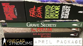 Vinegar Syndrome April Blu-ray Package Unboxing!