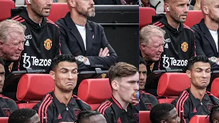 Cristiano Ronaldo’s reaction says it all as Man United go 1-0 down at home to Brighton.