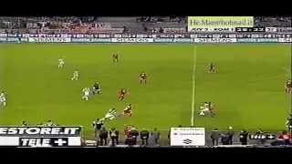 6 Maggio 2001 - Juve Roma 2-2 immagini da Tele+ nero