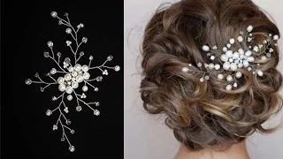 Tutorial Hair Piece Pearl Hair Pin Hair Comb Accessory Hair Vine