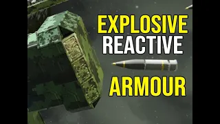 Reactive Armour Defeats Railgun - Space Engineers