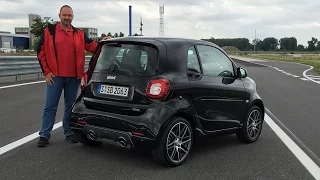 smart Brabus fortwo 2016 im Test - Fahrbericht & Review