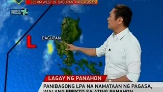 24 Oras: LPA na namataan ng PAGASA, walang epekto sa ating panahon
