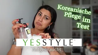 Koreanische Pflege im Test ! Yesstyle Aufgebraucht l Neue tolle Entdeckungen und Flops ! Elanhelo