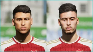 eFootball 2024 Face comparison 3.3 VS 3.4