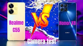 HONOR X8 vs Realme C55 -  camera and zoom test