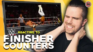 REACTING TO WWE FINISHER COUNTERS!! (Part 1)