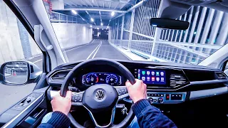 2020 Volkswagen T6.1 Multivan 150HP NIGHT POV DRIVE ONBOARD