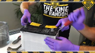 Hacking Open A Car Battery (for Lead and Acid)