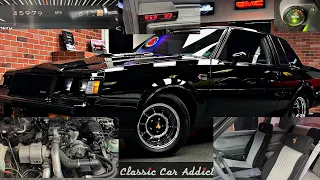 1987 Buick Grand National BIG TURBO Under Carriage Test Drive Classic Car Addict