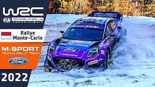 M-Sport Ford WRC Rally Highlights : Ford Puma Rally1 : WRC Rallye Monte-Carlo 2022 - SUNDAY